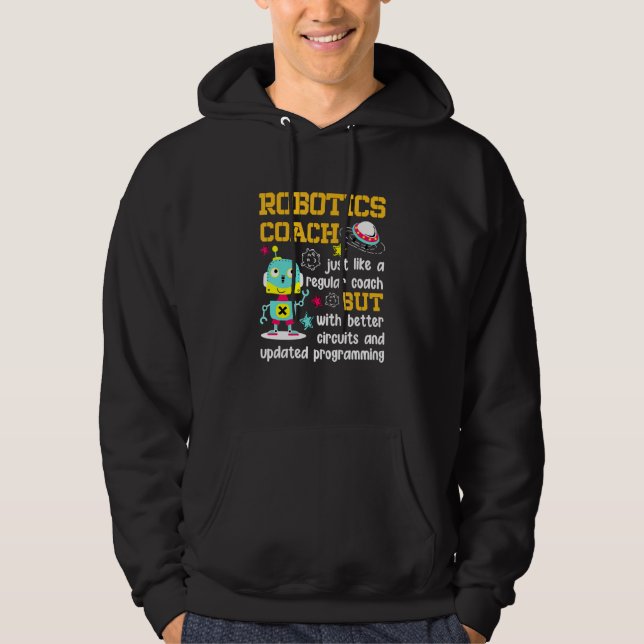 Sudadera Robotics Coach Better Circuits Programación actual (Anverso)