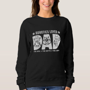 Sudadera Robotics Lover Dad El Ingeniero Robótico Idol Robo