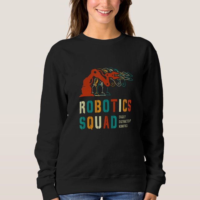Sudadera Robotics Squad Mechanot Robot Engineering (Anverso)