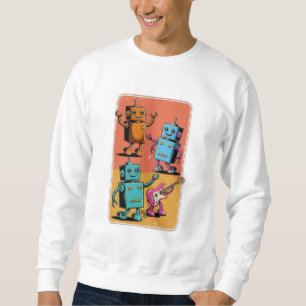 Sudadera Robots vintage