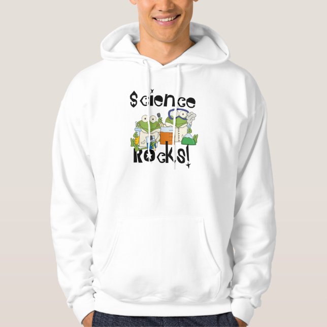 Sudadera Rocas de la ciencia de las ranas (Anverso)