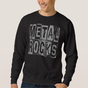 Sudadera Rocas metalizado