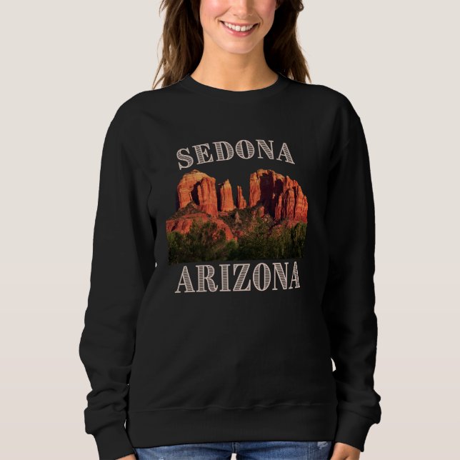 Sudadera Rocas rojas del paisaje de Sedona Arizona (Anverso)
