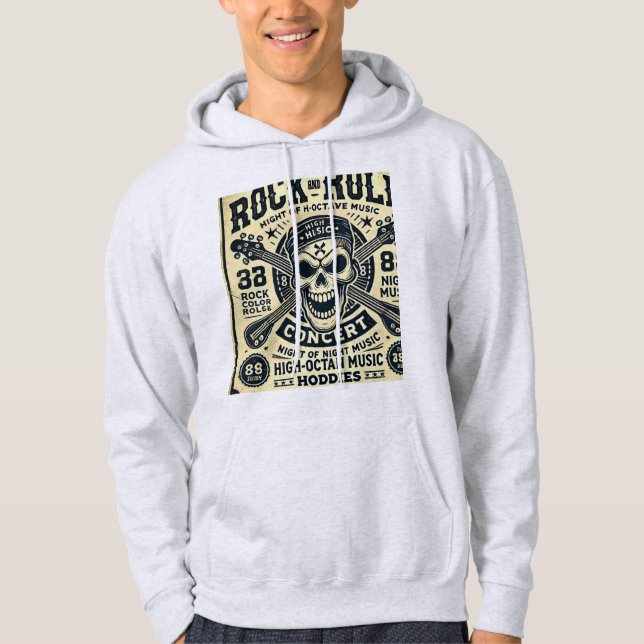 Sudadera Rock and Roll Night Hoodie (Anverso)