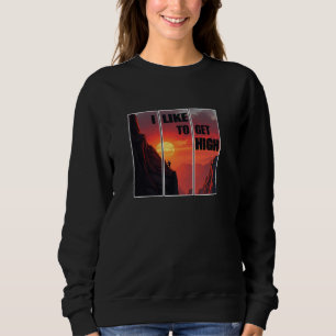 Sudadera Rock Climbing Me Gusta Hacer Senderismo De Alta Mo