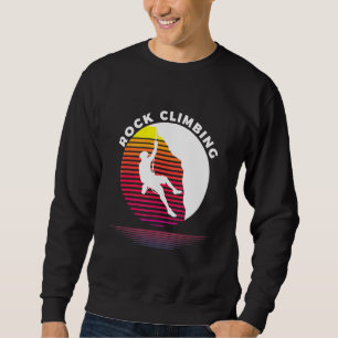 Sudadera Rock Climbing Retro Sunset Style Bouldering St de 
