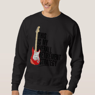 Sudadera Rock De Guitarra Eléctrica Y Estrategia Roll De Mú