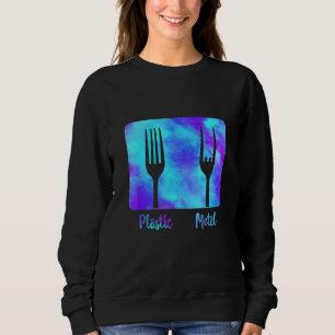 Sudadera Rock de horquilla Metalizado plástica sobre música