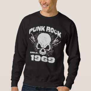 Sudadera Rock de punk desde 1969 - 55º nacimiento de las ma