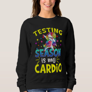 Sudadera Rock La Temporada De Pruebas Es Mi Cardio Unicorn