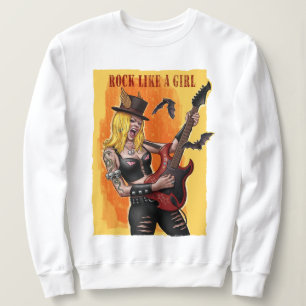 Sudadera Rock like a Chica