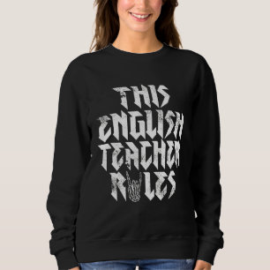 Sudadera Rock Music Este Maestro Inglés Gobierna Rock Y Ro