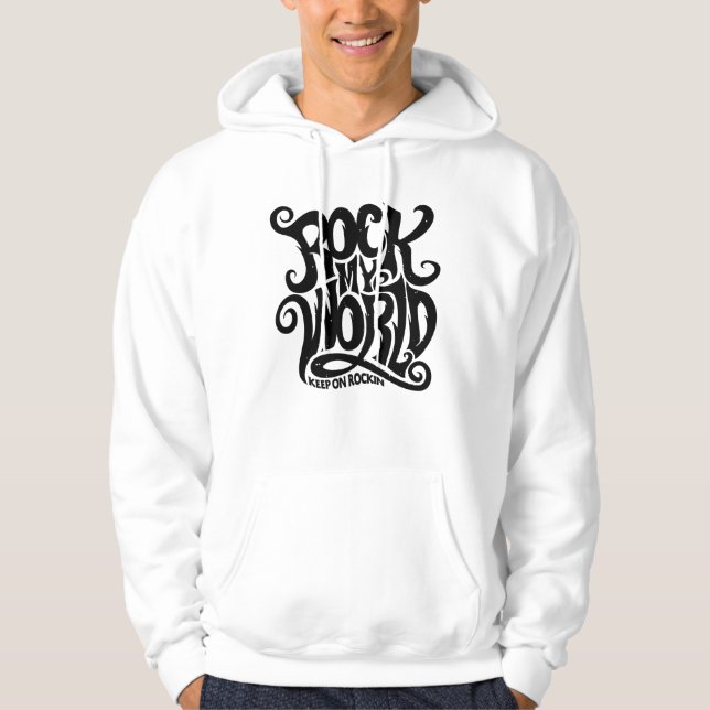 Sudadera Rock my World (Anverso)