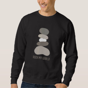 Sudadera Rock My World Stone Cairn Escultura gráfica