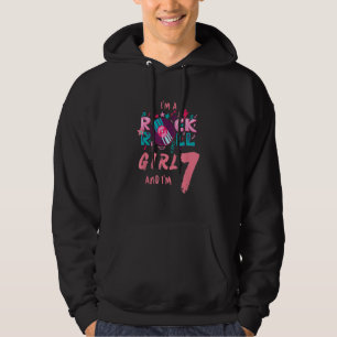 Sudadera Rock N Roll Chica 7 cumpleaños 7 años