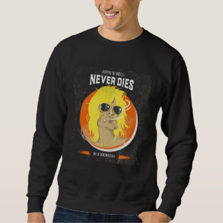 Sudadera Rock n Roll never dies  Be a Rockstar  Rock Music