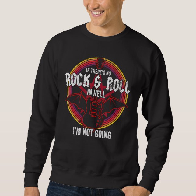 Sudadera Rock Roll in Hell - Guitaristas de rock (Anverso)
