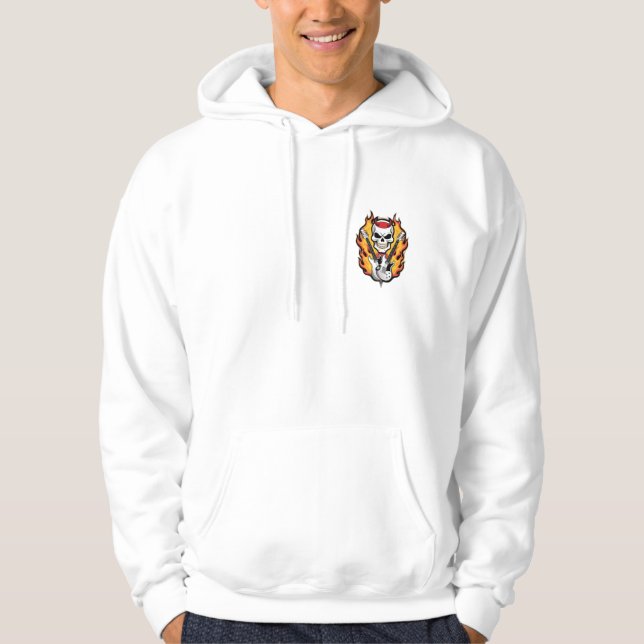 Sudadera Rock & Roll Inferno (Anverso)