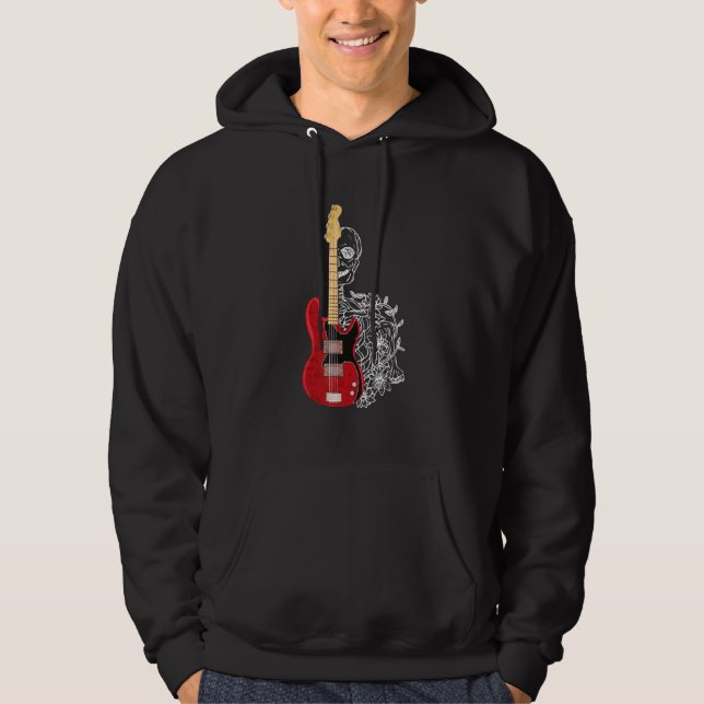 Sudadera Rock Roll Skeleton Guitar Music 1 (Anverso)