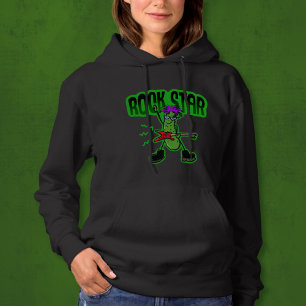 Sudadera Rock Star Pickle - Dibujo Animado Divertido
