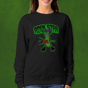 Sudadera Rock Star Pickle - Funny Personalizado