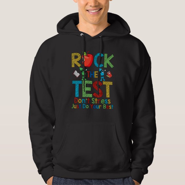 Sudadera Rock The Test Day Probar a profesores Día de Dabin (Anverso)