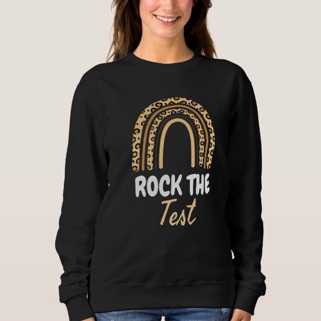 Sudadera Rock The Test Day Probar a profesores Día de prueb (Anverso)