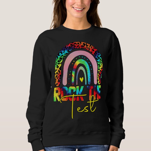 Sudadera Rock The Test Day Probar a profesores Día de prueb (Anverso)