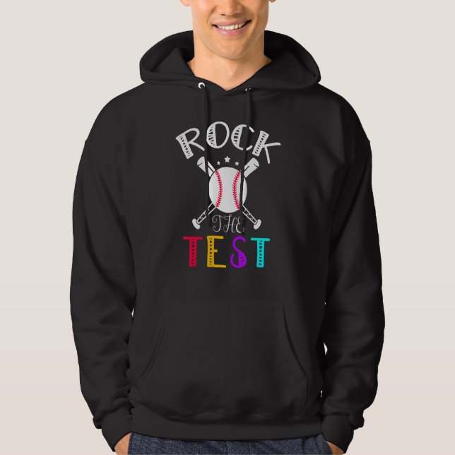 Sudadera Rock The Test Day Probar a profesores Día de prueb (Anverso)
