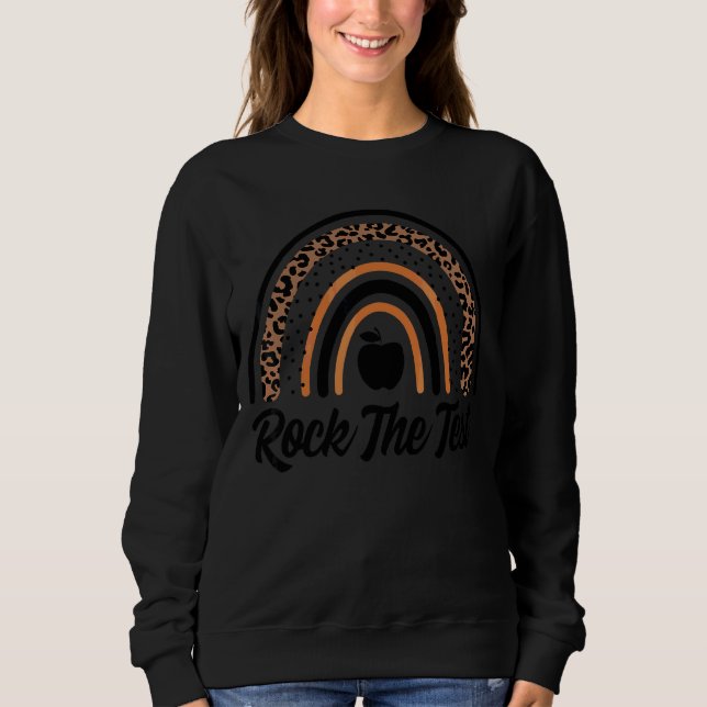 Sudadera Rock The Test Day Probar a profesores Día de prueb (Anverso)