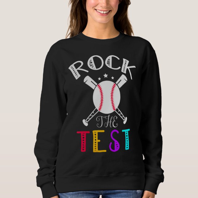 Sudadera Rock The Test Day Probar a profesores Día de prueb (Anverso)