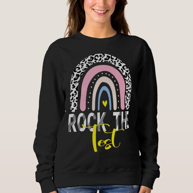 Sudadera Rock The Test Day Probar a profesores Día de prueb (Anverso)