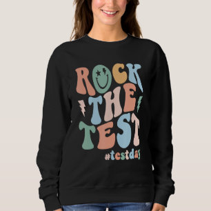 Sudadera Rock The Test Day Retro Motivational Teach