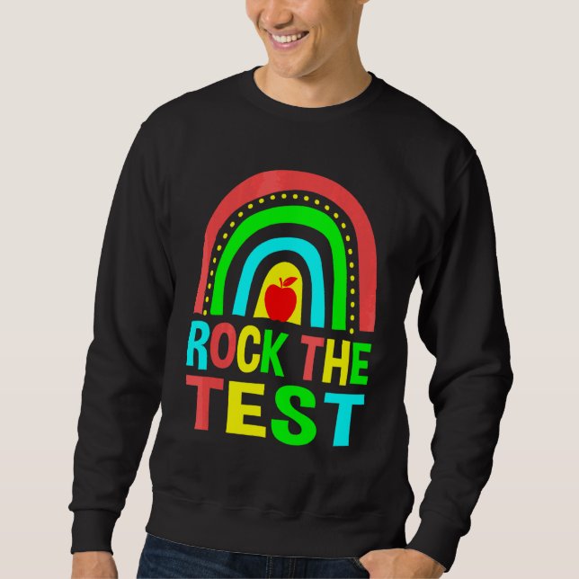 Sudadera Rock The Test Day Teacher Testing Fsa Staar Exam R (Anverso)