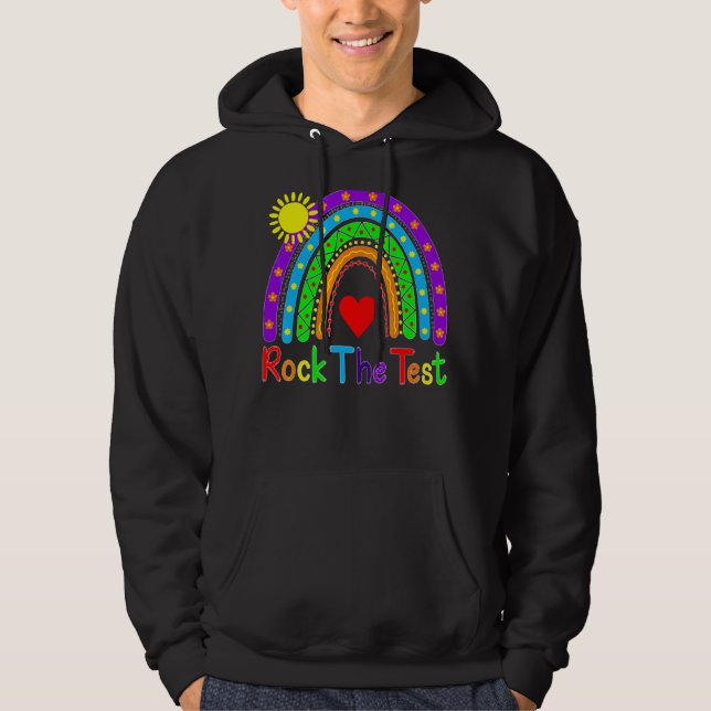 Sudadera Rock The Test Just Do Your Best Teachtest Day R (Anverso)