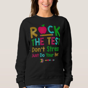 Sudadera Rock The Test No Stress Haz el Mejor Profesor