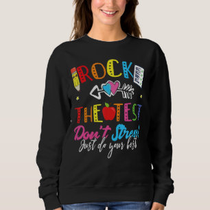 Sudadera Rock The Test No Stress Haz tu mejor enseñanza