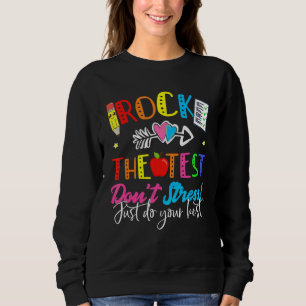 Sudadera Rock The Test No Stress Haz tu mejor enseñanza