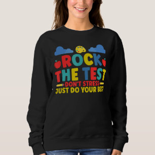 Sudadera Rock The Test No Stress Haz tu mejor escuela