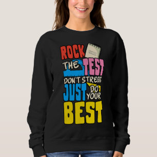 Sudadera Rock The Test No Stress Haz tu mejor prueba