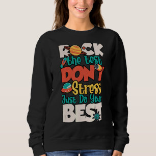 Sudadera Rock The Test No Stress Haz tu mejor prueba