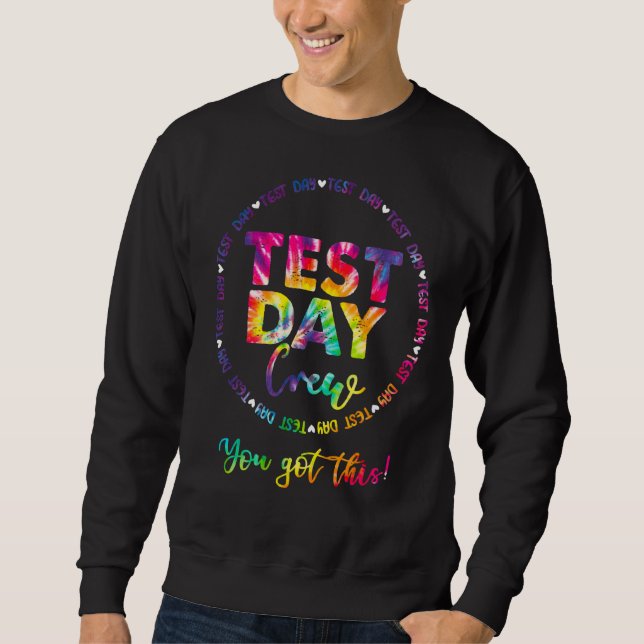 Sudadera Rock The Test No Stress Haz tu mejor testi (Anverso)