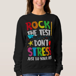 Sudadera Rock The Test No Stress Haz tu mejor testi