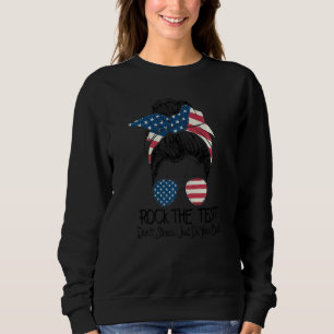 Sudadera Rock The Test No Stress Messy Bun Testing Day Te