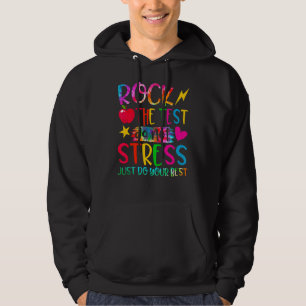 Sudadera Rock The Test No Stress Sólo Haz Tu Mejor Prueba