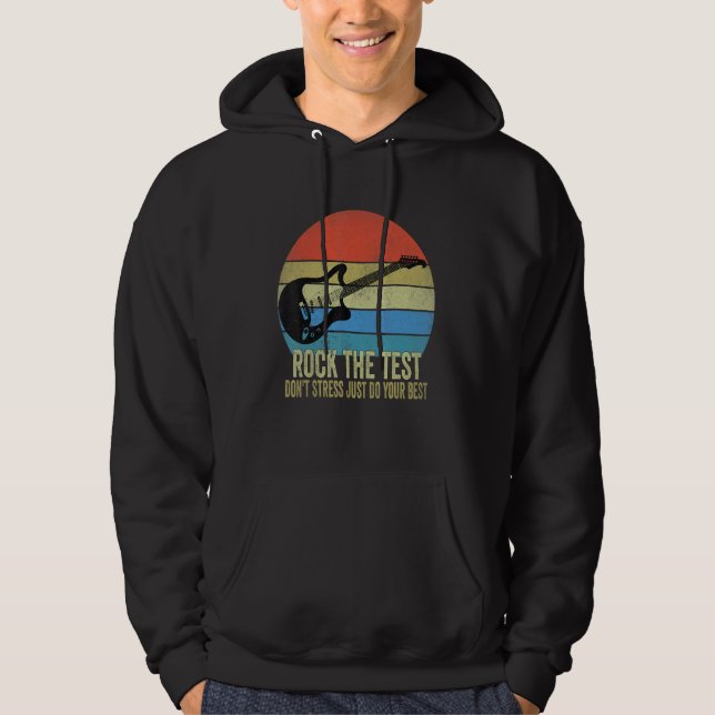 Sudadera Rock The Test No Stress Test Day Testing Day Te (Anverso)