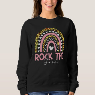 Sudadera Rock The Test Testing For Teachs Test Day Teache
