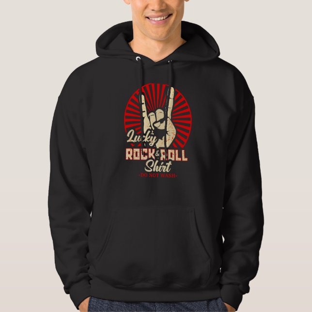 Sudadera Rock Y Rollo Afortunados 8 (Anverso)