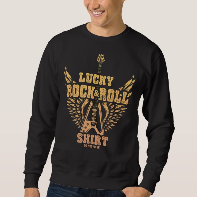 Sudadera Rock Y Rollo Suertudo 4 (Anverso)