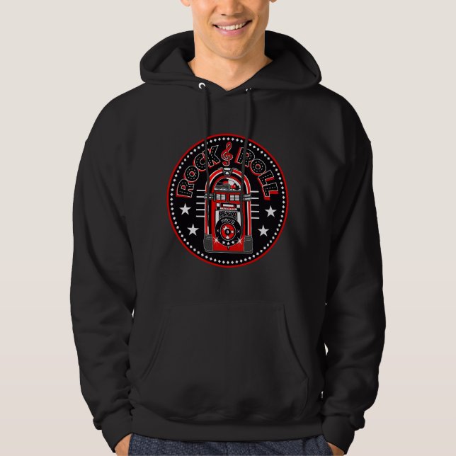 Sudadera Rockabilly Jukebox Antiguo Baile Sock Hop de los a (Anverso)